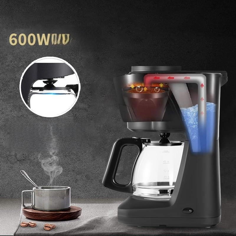 Home Coffee Maker - 12 Cups 4 Cups Programmable Timer