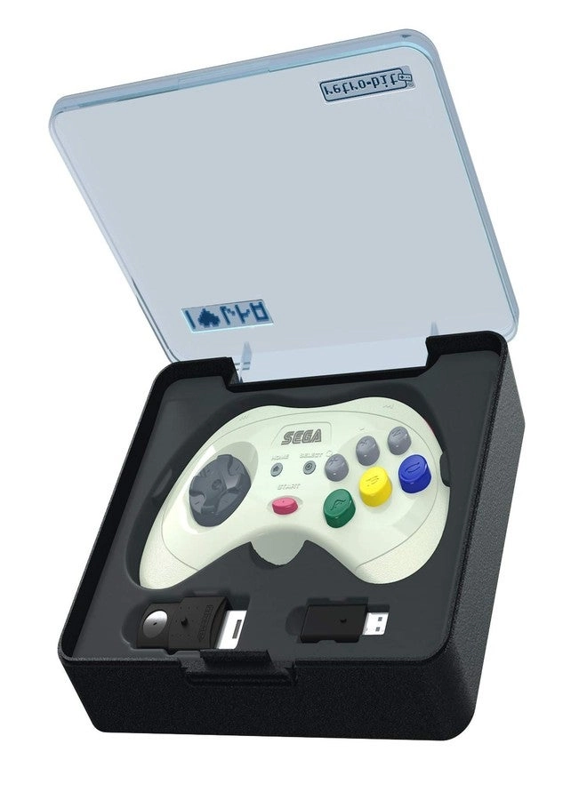 Sega Saturn Wireless Controller - White SEGA Genesis SEGA Genesis Mini PC Mac PS3 Switch
