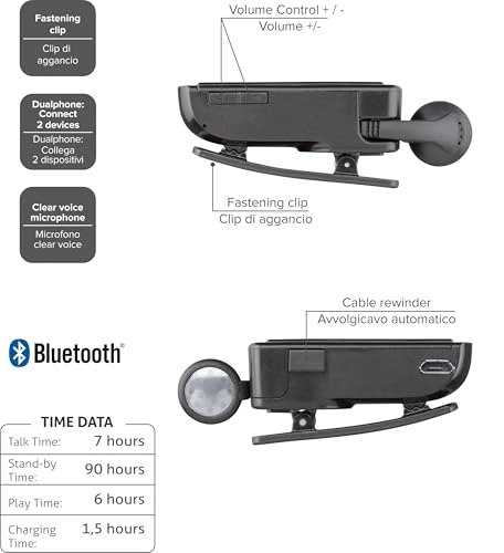 Roller Clip - Wireless Headset