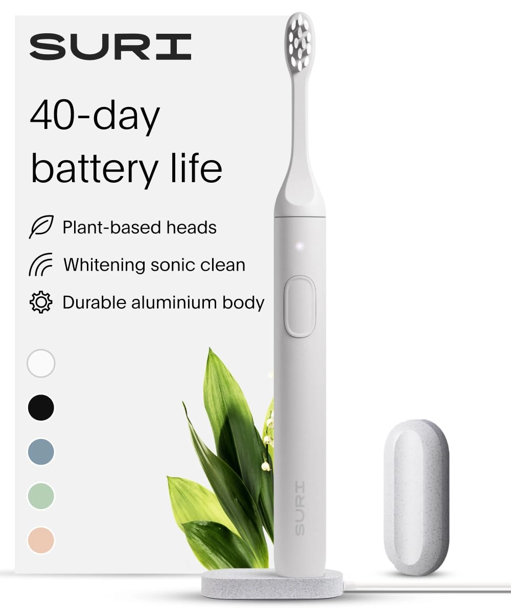 2.0 - Sonic Electric Toothbrush 40+Day Battery UV-Cleaning Travel Case