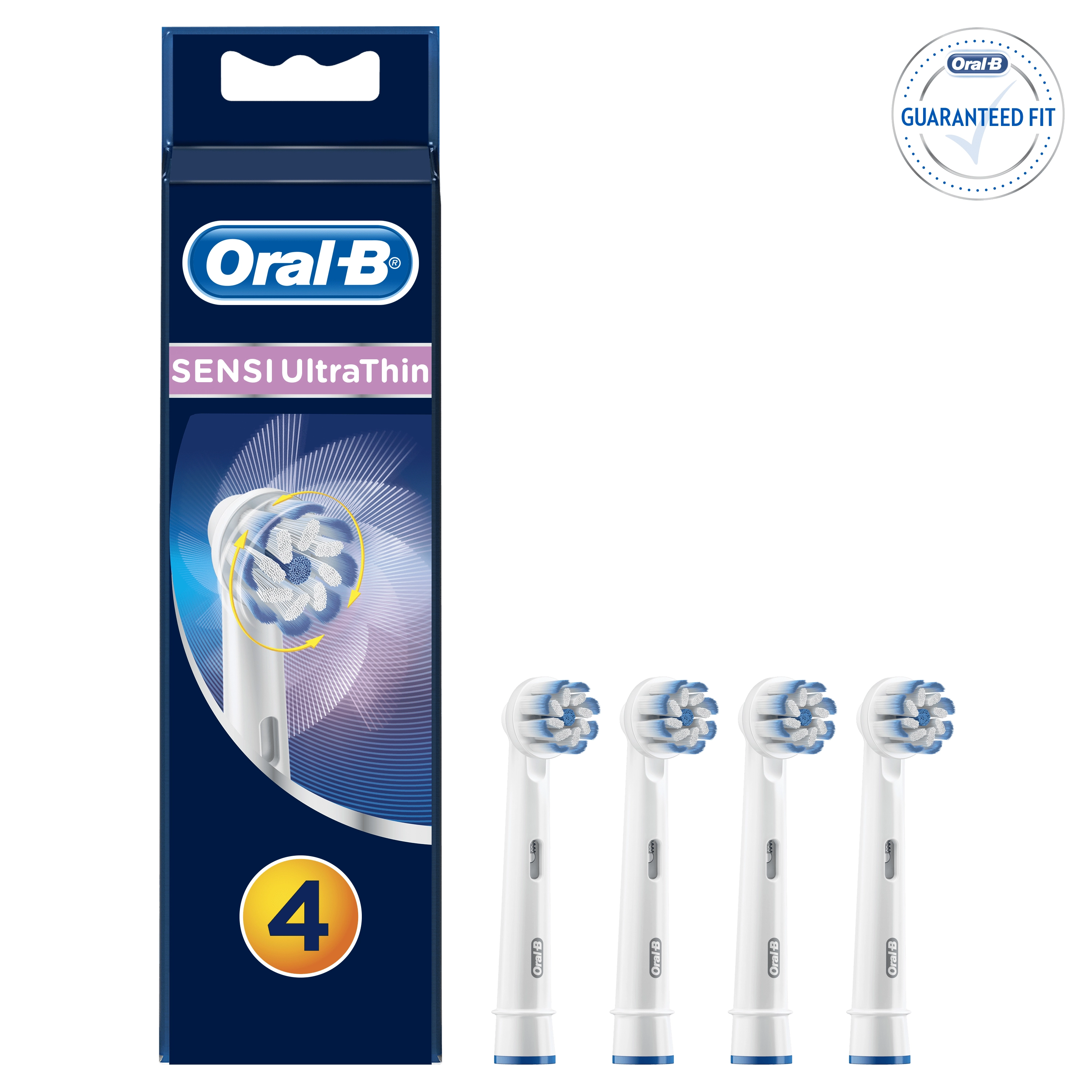 Sensi Ultrathin - 4-Pack White/Blue