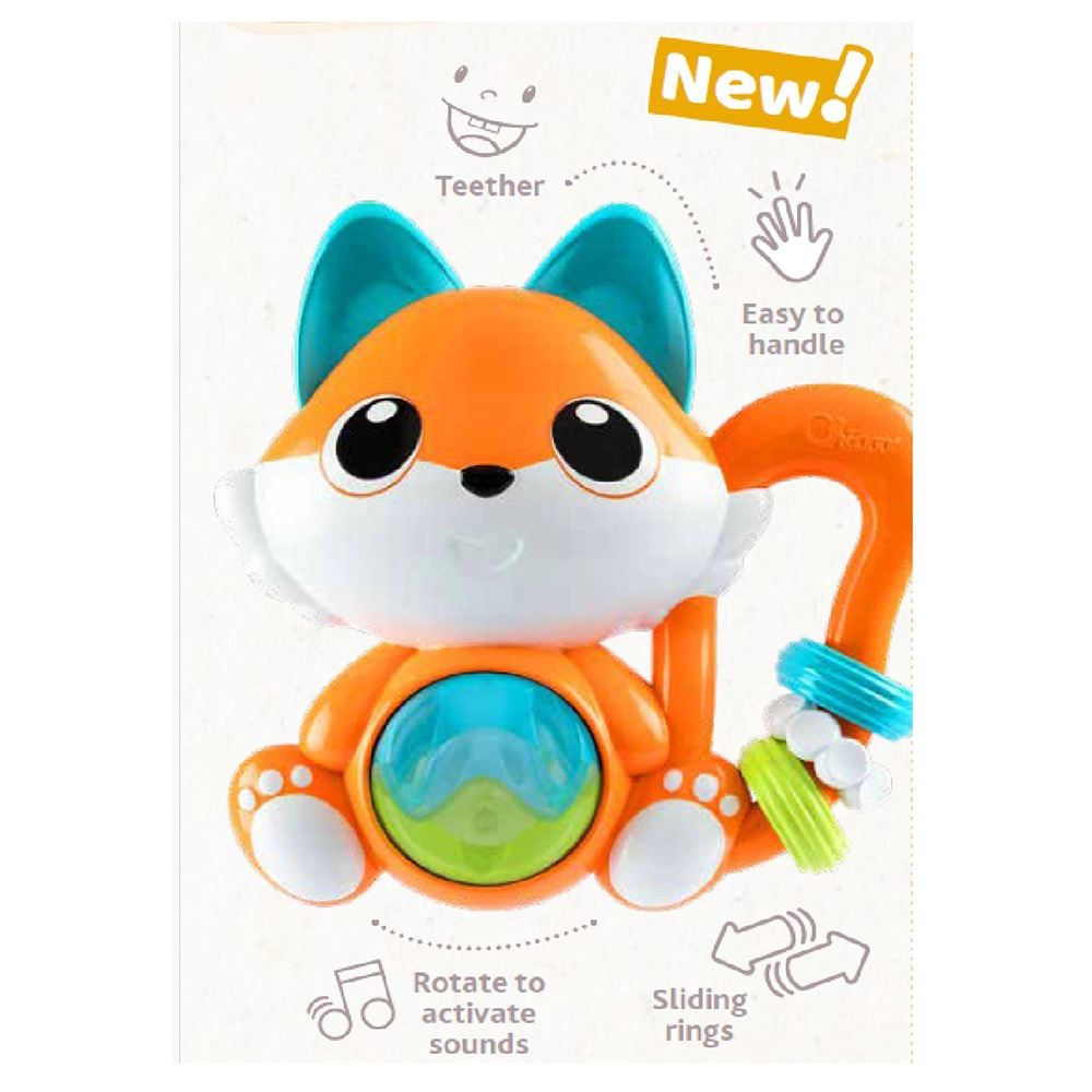 Musical Fox - Suitable for 3 to 12 months Plastic