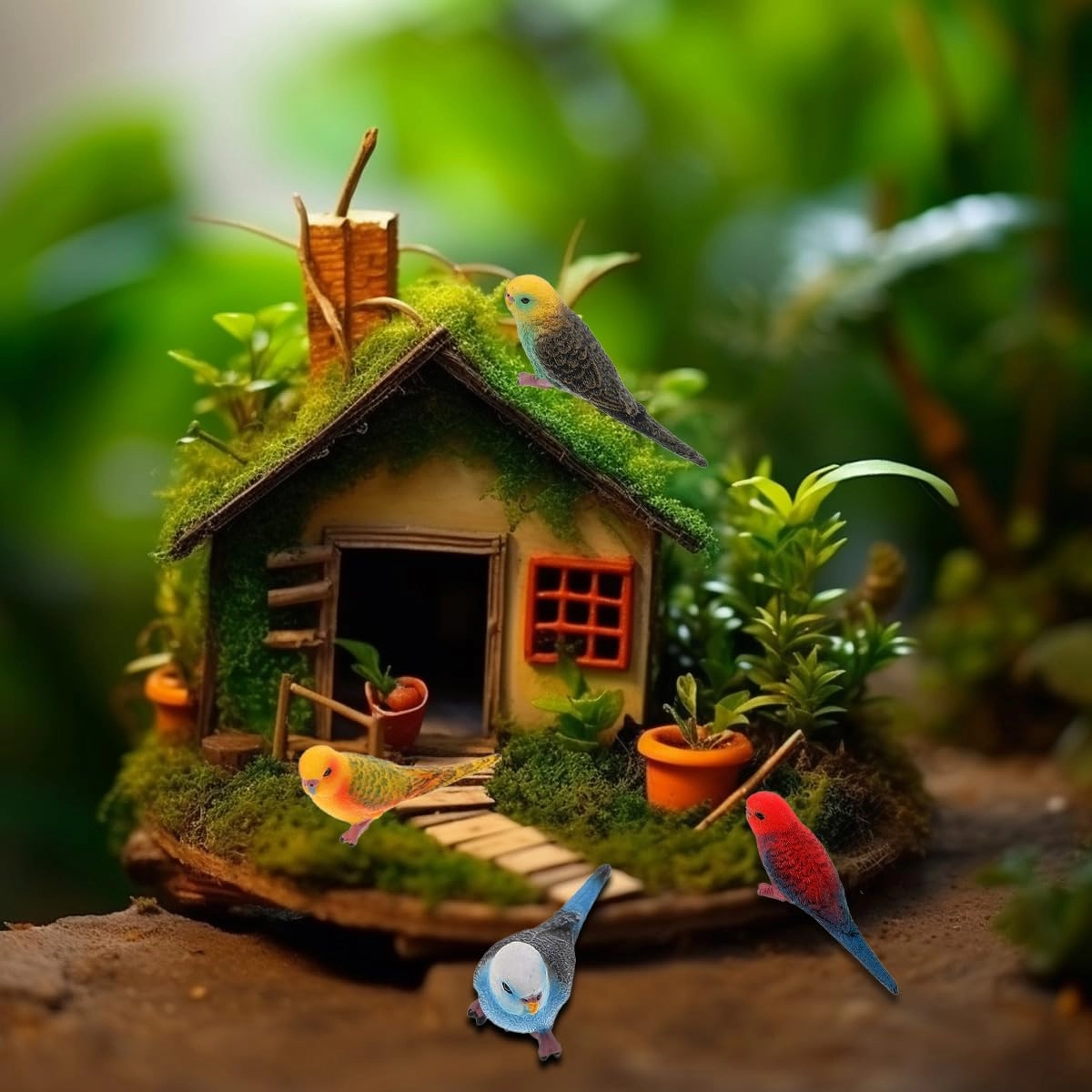 Birds Figures - Plastic