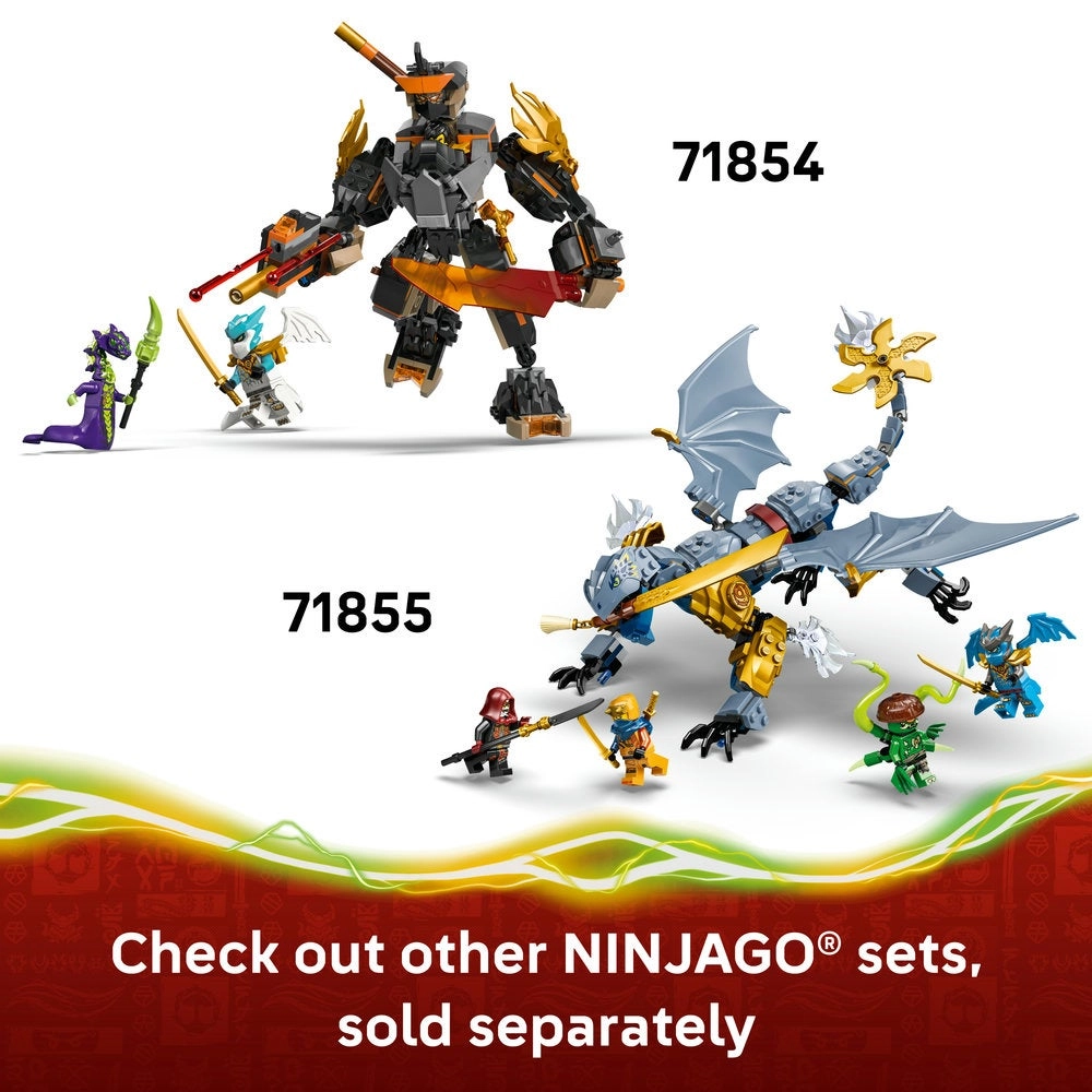 NINJAGO Cole's Mission Mech & Dragon Zane (71854)