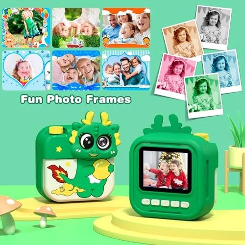 Kids Camera Instant Print - 2.4'' 1080P 32GB