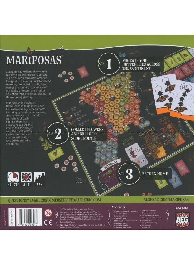 Mariposas - 2-5 Players Ages 14+