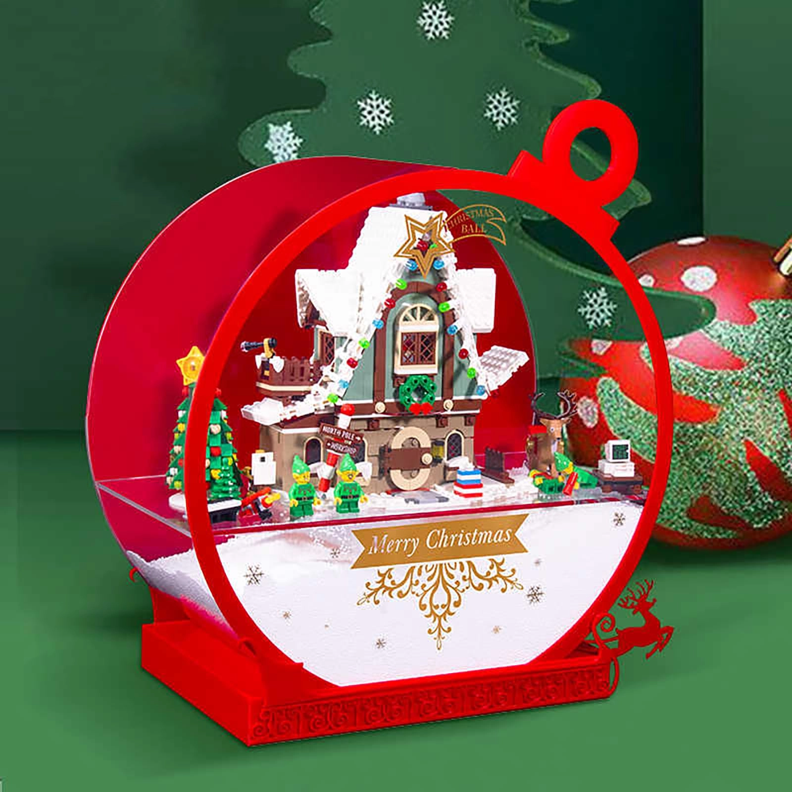 Generisch Acrylic Display Case - Compatible with 10275 Elf Magic House