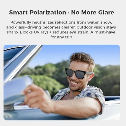 Smart Glasses - AI Real-Time Translation 5MP Camera