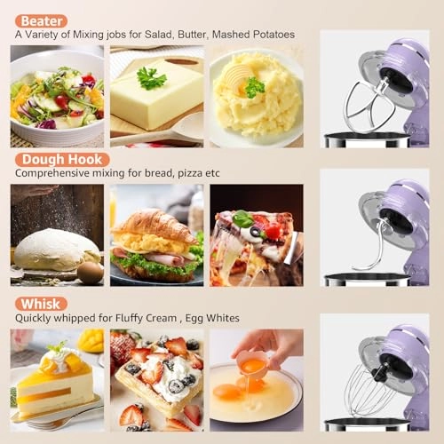 Electric Stand Mixer - 6 Quarts 660W