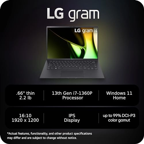 gram 14Z90R-K.AAB5U1 - 14'' i7-1360P 16GB DDR5 512GB SSD