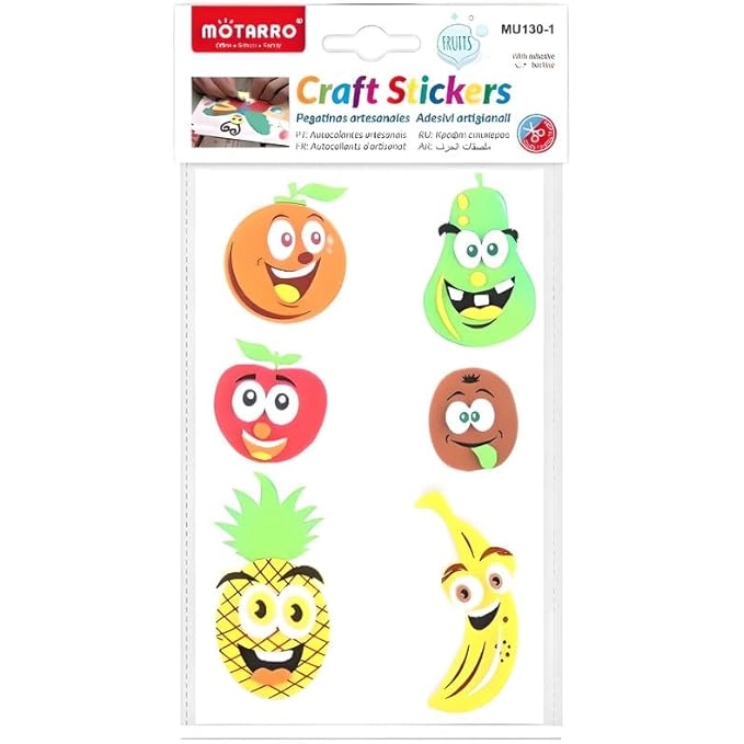 FITTO Fruit Series Craft Stickers - 17.7x11.2cm