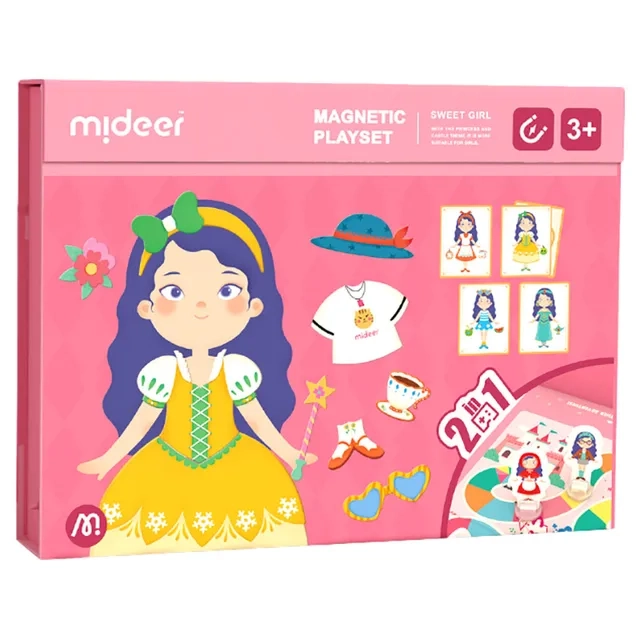 MIDEER Magnetic Playset Sweet Girl - 3+