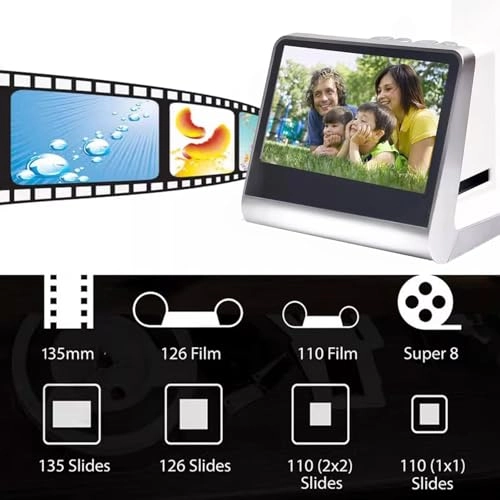 Digital Film Scanner - 120 1080P LCD Screen