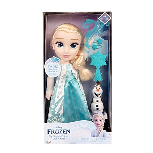 Elsa Doll - Sings Let It Go + Olaf Figure Ages 3+