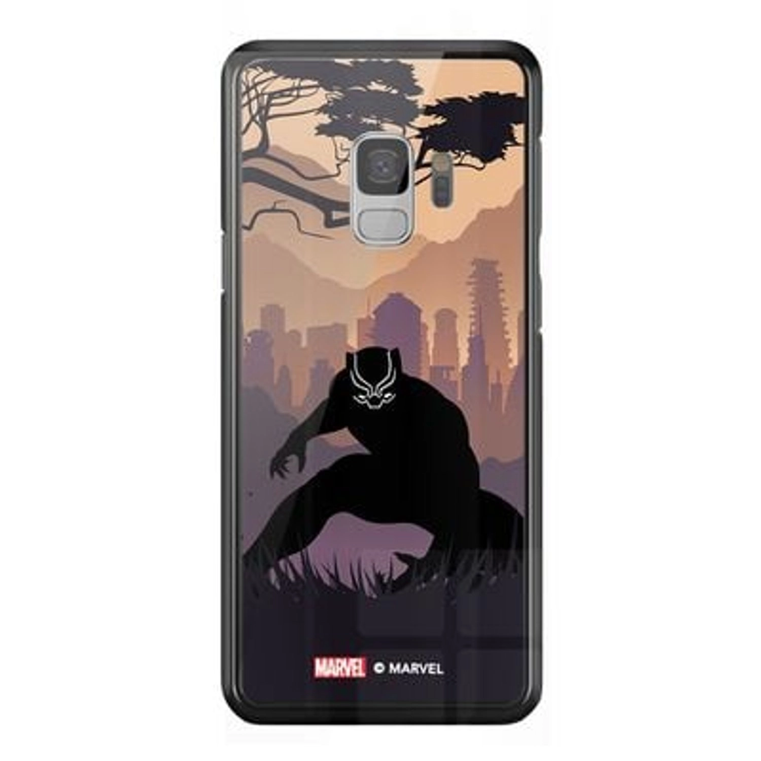 Wackylicious Wakandan Black Panther Back Case for Galaxy S9
