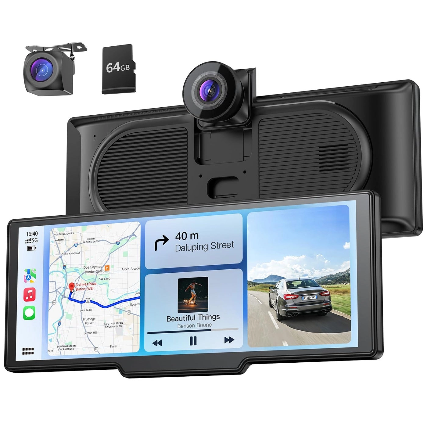 Carplay Screen - 9.26" + Dash Cam - 4K + Backup Camera - HD