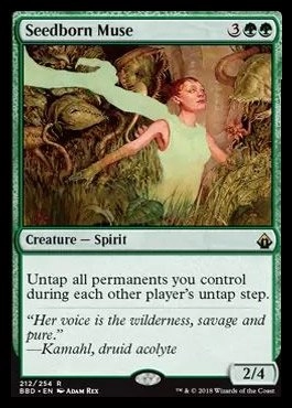Wizards of the Coast Seedborn Muse - Green Creature - Spirit