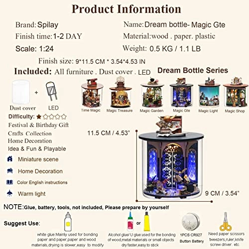 DIY Miniature Dollhouse Kit - 124 scale