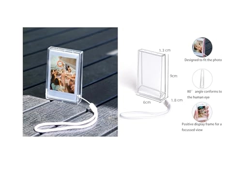 3 inch Photo Organiser - Compatible with Fuji Instax photos Mini12/11/Mini9/8+/ 8/90/70/26/25 / Mini 7s imager, Instax Share SP-2 / SP-1 printers, Polaroid Mint Instant Print / Snap / Snap Touch / PIC-300 imager / ZIP Printer, HP pinion printer / Kodak Mini SHOT / Printomatic imager / Kodak Mini / Mini 2 HD printer
