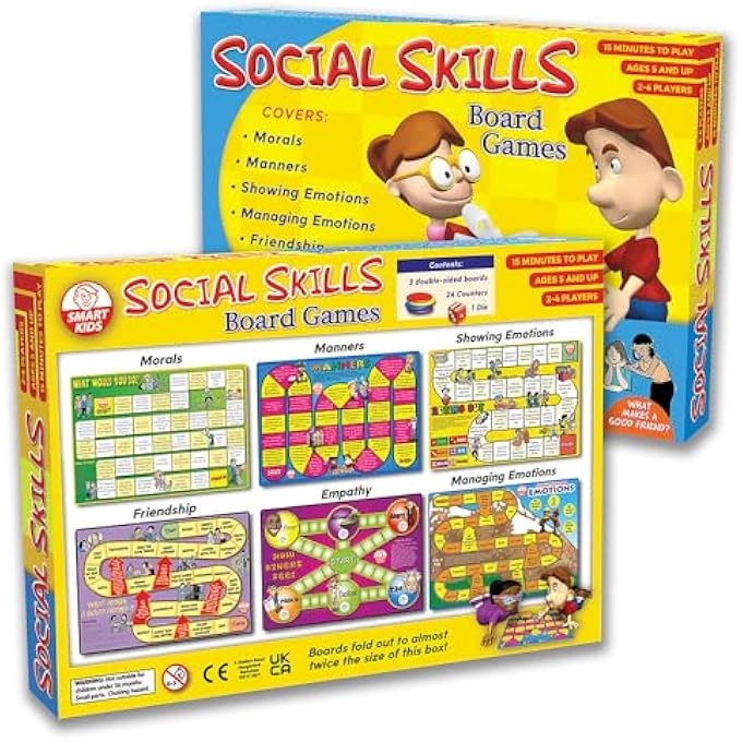 Social Skills Board Games - 6 pieces