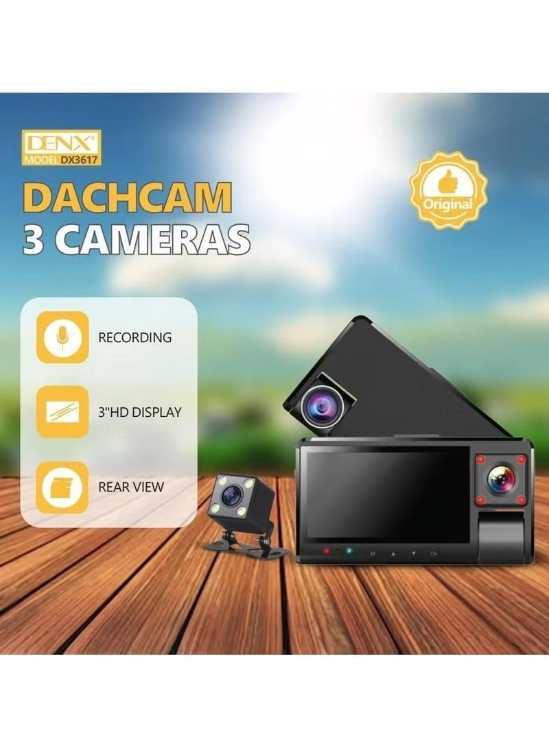 DC-3CAM - 3-Camera 3-Inch Screen Night Vision