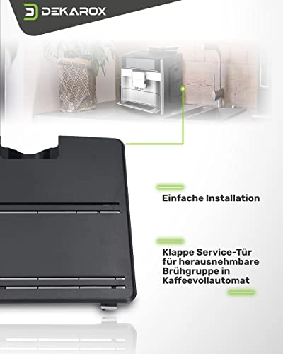 Service Door Flap - plastic black 215 mm