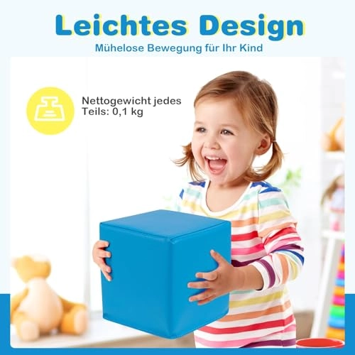 Foam Building Blocks - 12 pcs