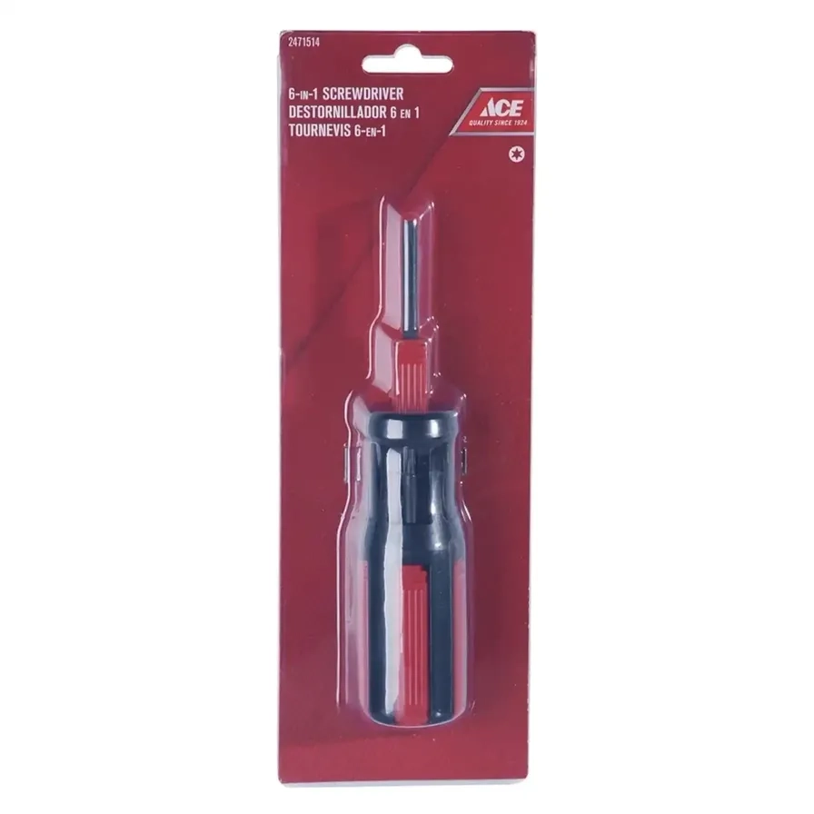 ACE 6-in-1 Magnetic Multi-Bit Screwdriver