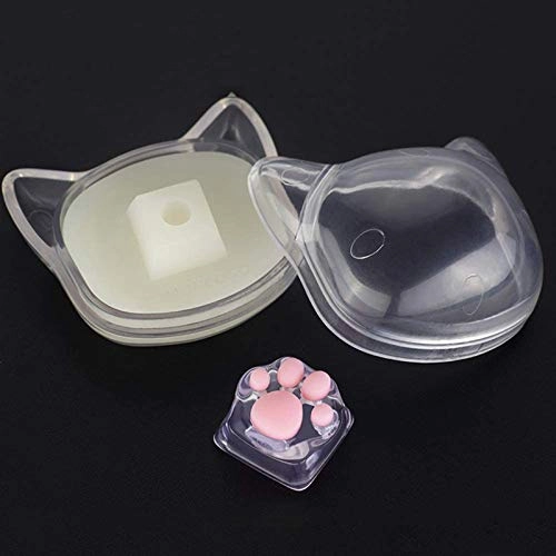 Cute Cat Paw Keycap - Transparent Version ESC Keycap Cherry MX/Gateron Compatible