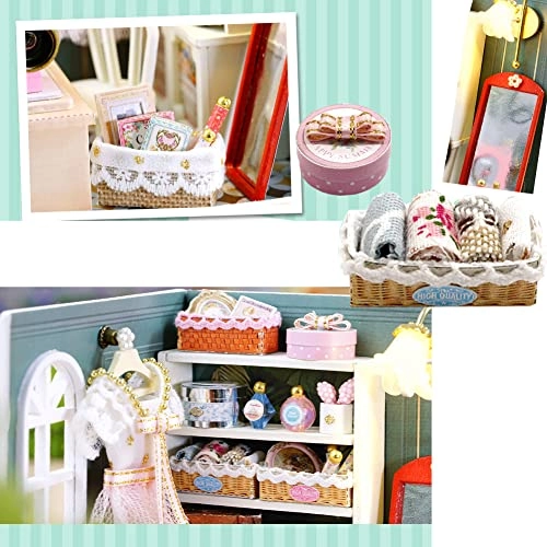 Miniature Wooden Dollhouse Furniture Kit - Creative Room 1:24