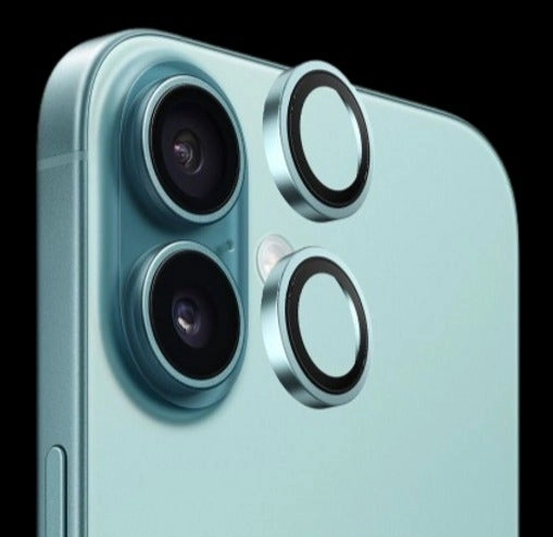 Mobogenie Ring Metal Camera Lens Protector for iPhone 16/16 Plus