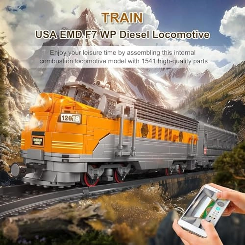 MOC EMD F7 (12018) - with Rail/Motor APP Remote Control