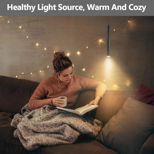 LED Cylinder Pendant Light - 200cm