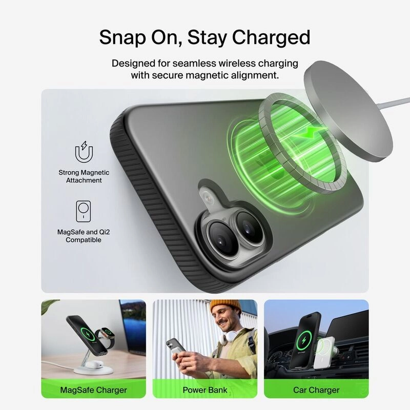 SheerForce Grip Series Case for iPhone 17