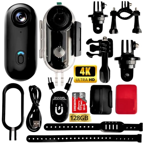 Thumb Action camera - 128GB 4K 30FPS