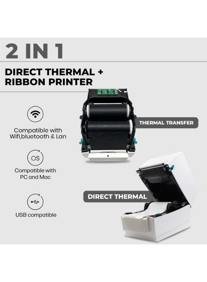 SRS421 - Thermal Transfer + Ribbon