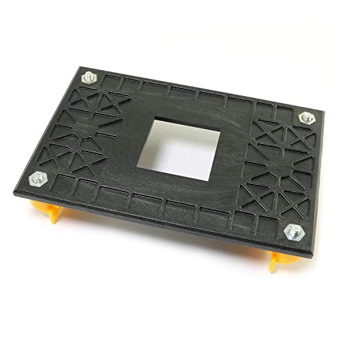 AM4 Retention Bracket & AM4 Back Plate - Yellow Plastic