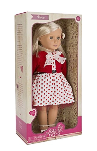 Rose Regular Retro Doll - 18in Plastic Ages 3+