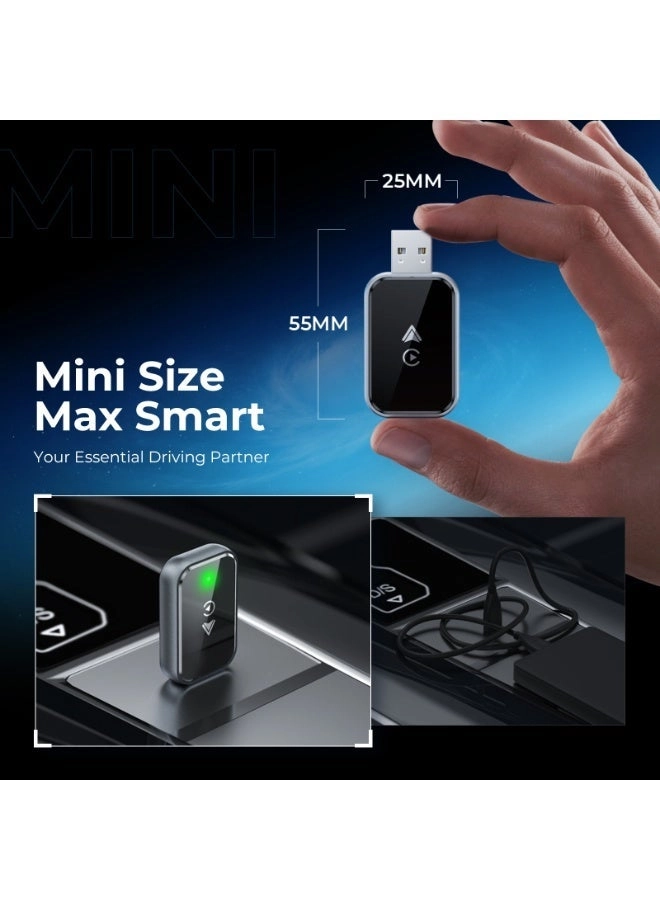 2-in-1 Wireless CarPlay and Android Auto Adapter