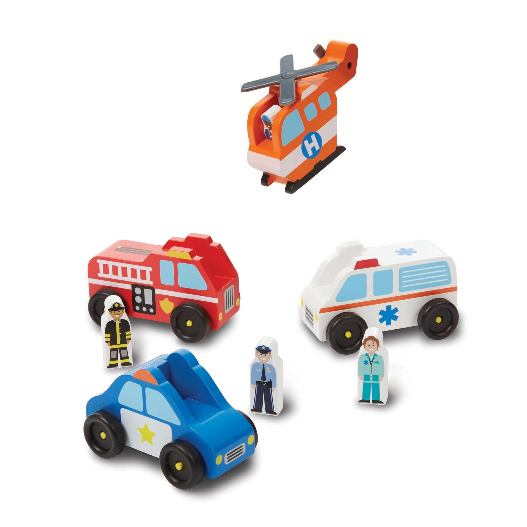 Spin Master Emergency Vehicle Set - 8 pcs