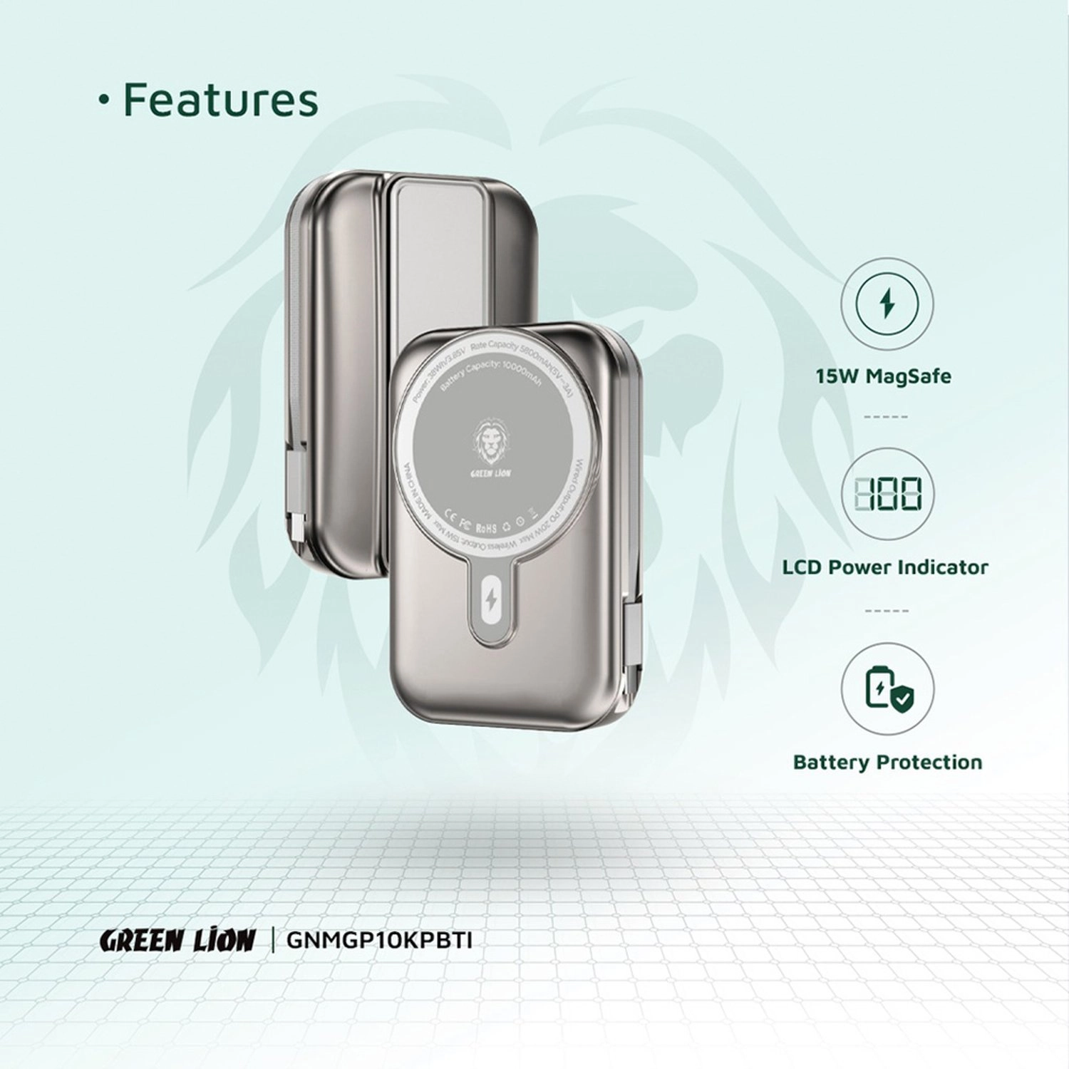 Monaco - 10000 Watt-hour 15 Watt MagSafe