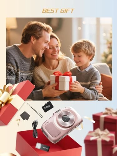 64MP Digital Camera - 4K 16X Zoom