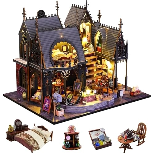 Luna Magic House - LED Lights Paper Plastic Wood