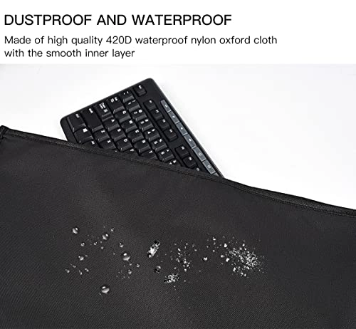 Keyboard Dust Cover - 20.8 x 11 inches Black
