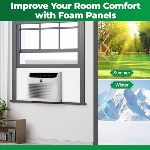 Window Air Conditioner Side Panels - fits most window air conditioners from 5,000 to 22,000 BTU