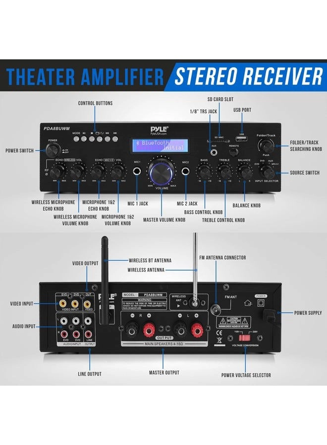 PDA8BUWM.5 - UHF wireless microphone 200W