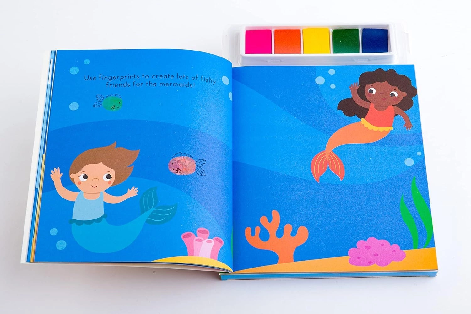 Mermaids & Friends Finger Prints Kit - 3+ years