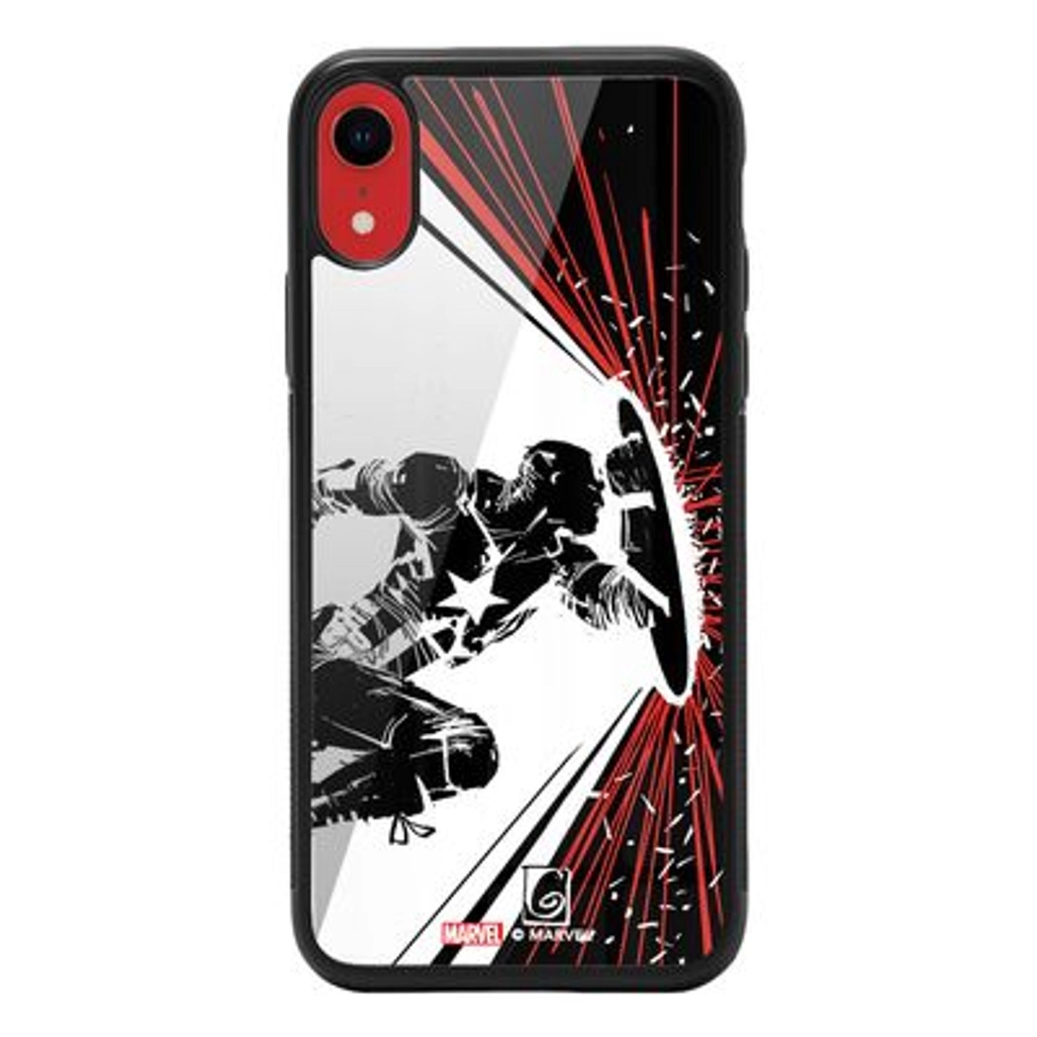 Marvel Captain America Frontline Defence Back Case for iPhone XR