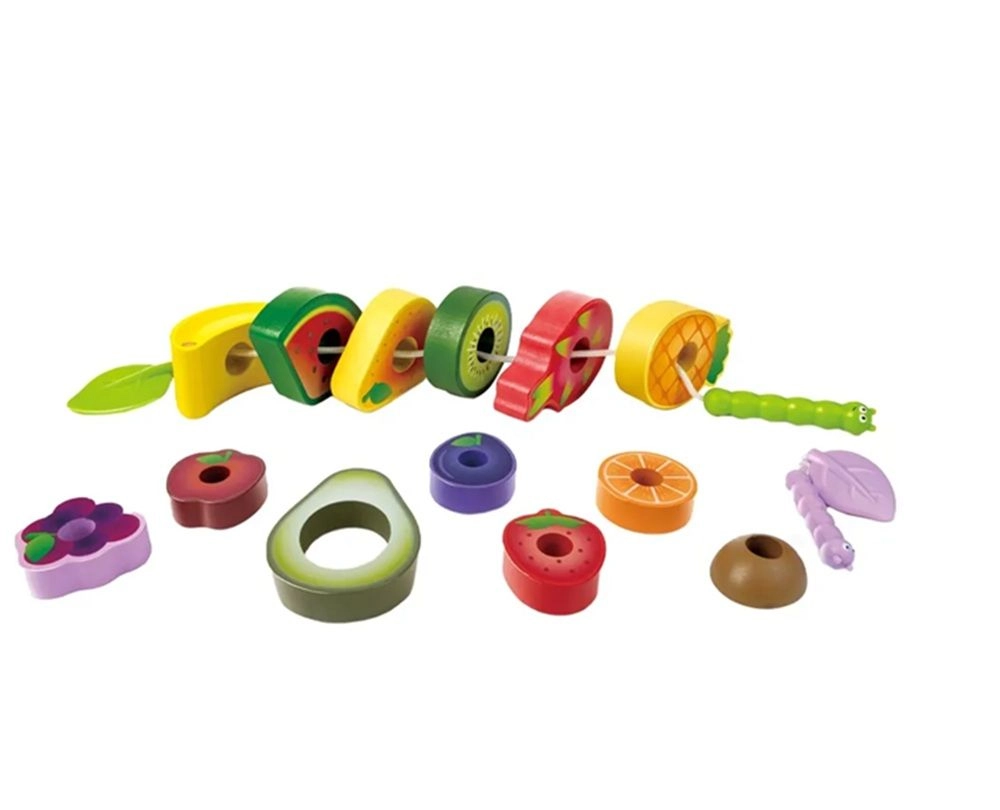 Hape Caterpillar Fruit Feast Set - 18 Months 13 pieces