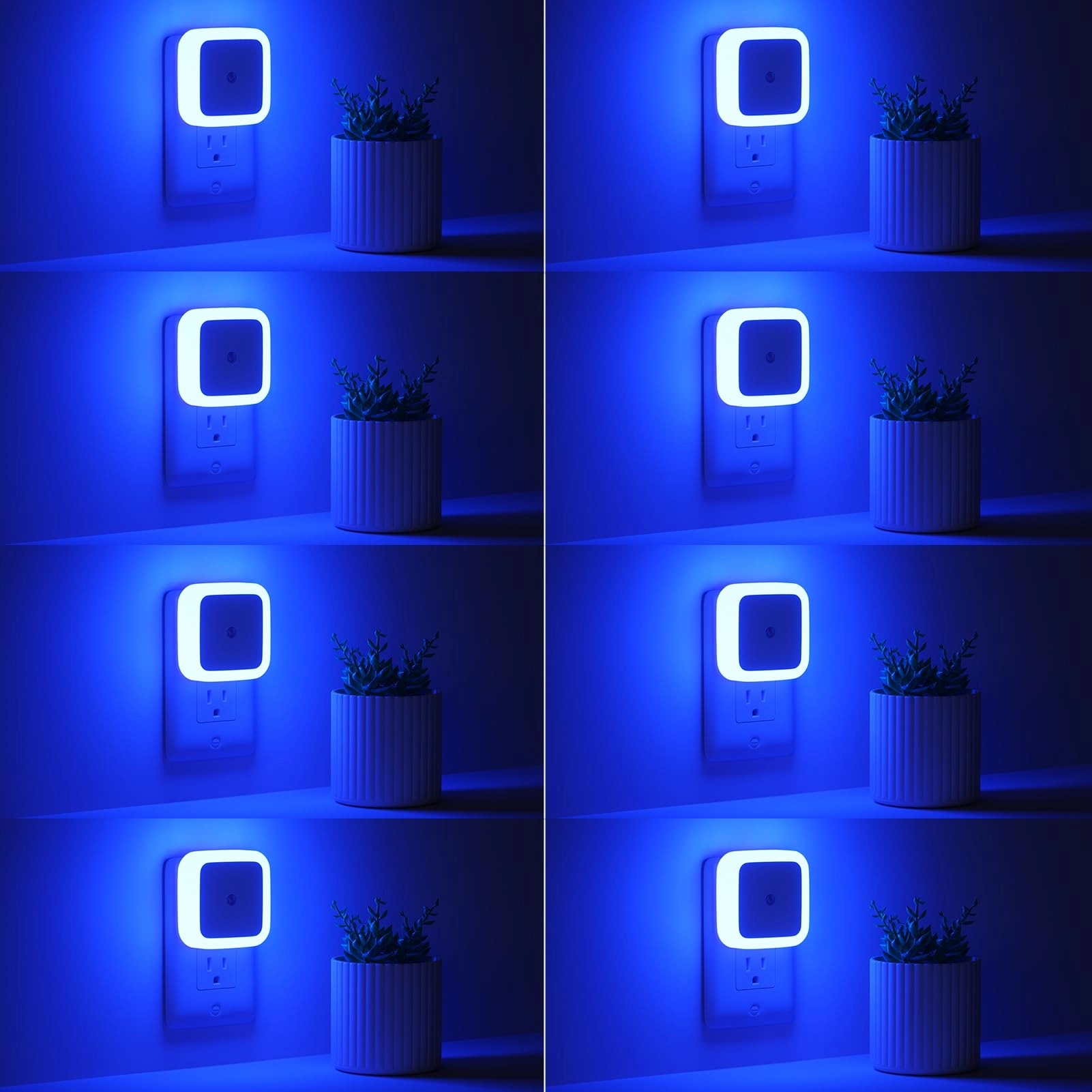 sujeet Night Light - Corded Electric 50 lumen Blue